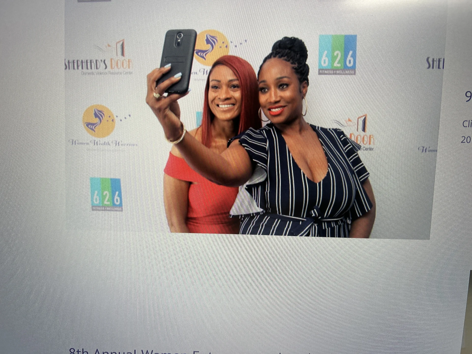 Red carpet moment with 626 Fitness sponsor